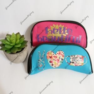 Mask Holder Facemask Pouch New Pink Blue Zipper